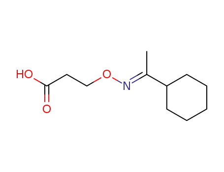 3-[1-Cyclohexyl-eth-(E)-ylideneaminooxy]-propionic acid