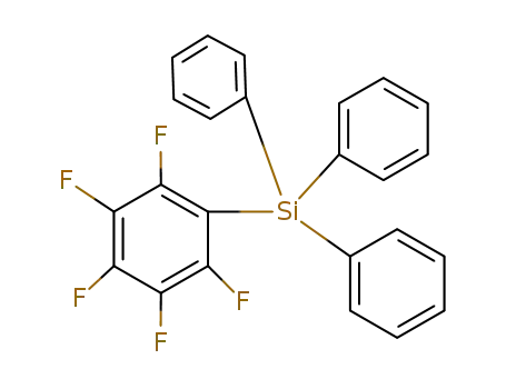 Molecular Structure of 17067-69-5 ((pentafluoro phenyl) triphenyl silane)