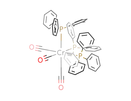 Molecular Structure of 127253-35-4 ((CO)3Cr{P(C<sub>6</sub>H<sub>5</sub>)3}3)
