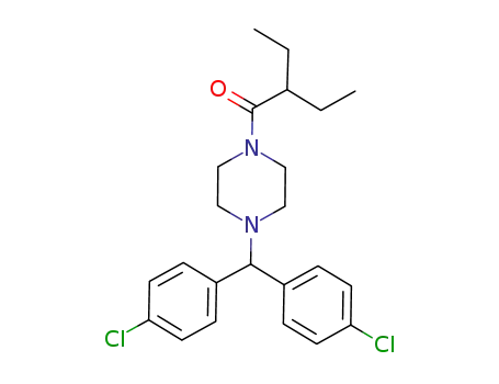 1-(4-(bis(4-chlorophenyl)methyl)piperazin-1-yl)-2-ethylbutan-1-one