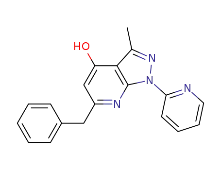 6-Benzyl-3-methyl-1-(2-pyridinyl)-1H-pyrazolo[3,4-b]pyridin-4-ol