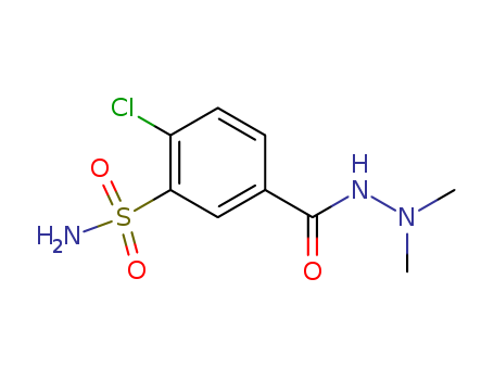 Benzoic acid,3-(aminosulfonyl)-4-chloro-, 2,2-dimethylhydrazide