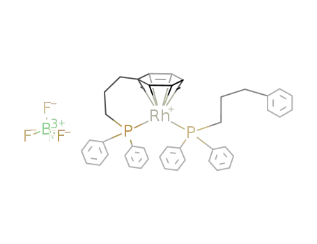 [(η(6):η(1)-C6H5(CH2)3PPh2)Rh(η(1)-Ph(CH2)3PPh2)]BF4