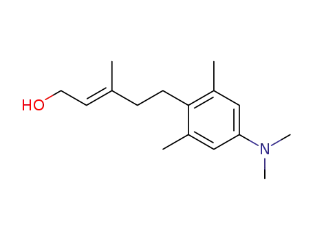 2-Penten-1-ol, 5-[4-(dimethylamino)-2,6-dimethylphenyl]-3-methyl-, (E)-