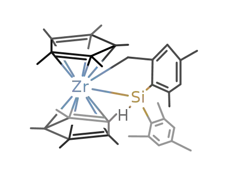 Cp*2ZrCH<sub>2</sub>CCHCMeCHCMeCSiHMes
