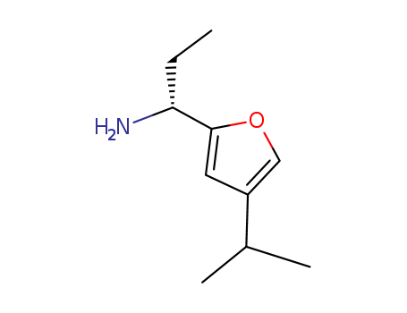 (R)-1-(4-Isopropylfuran-2-yl)propan-1-aMine