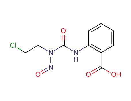 Molecular Structure of 13909-23-4 (2-{[(2-chloroethyl)(nitroso)carbamoyl]amino}benzoic acid)