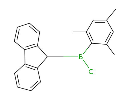 2,4,6-trimethylphenylchlorofluorenylborane