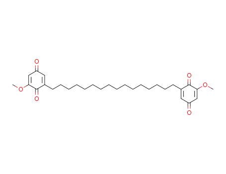 2,5-Cyclohexadiene-1,4-dione,
2,2'-(1,16-hexadecanediyl)bis[6-methoxy-