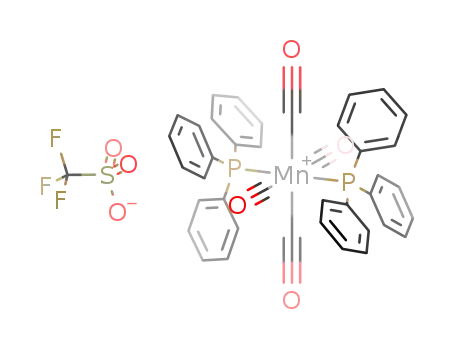 trans-{Mn(CO)4(PPh<sub>3</sub>)2} trifluoromethanesulfonate