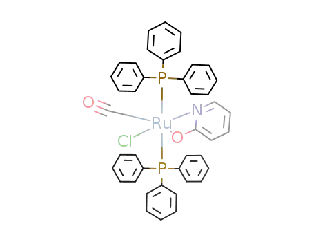 RuCl(CO)(C<sub>5</sub>H<sub>4</sub>NO)(P(C<sub>6</sub>H<sub>5</sub>)3)2
