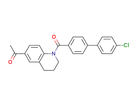 1-[1-[(4'-Chloro[1,1'-biphenyl]-4-yl)carbonyl]-1,2,3,4-tetrahydro-6-quinolinyl] Ethanone