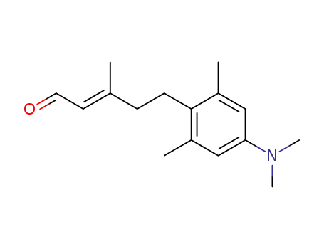 2-Pentenal, 5-[4-(dimethylamino)-2,6-dimethylphenyl]-3-methyl-, (E)-