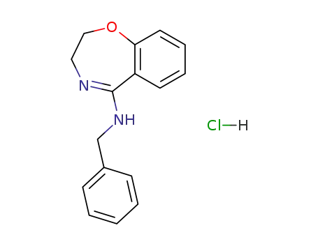 N-benzyl-2,3-dihydro-1,4-benzoxazepin-5-amine hydrochloride (1:1)