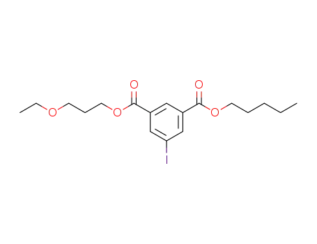 3-Jod-5-pentyloxycarbonyl-benzoesaeure-<3-aethoxy-propylester>