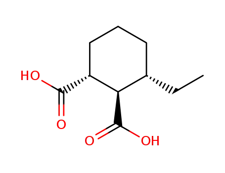 (+/-)-3<i>c</i>-ethyl-cyclohexane-1<i>r</i>,2<i>t</i>-dicarboxylic acid