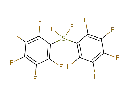 Molecular Structure of 65844-07-7 (difluorobis(pentafluorophenyl)sulfur(IV))