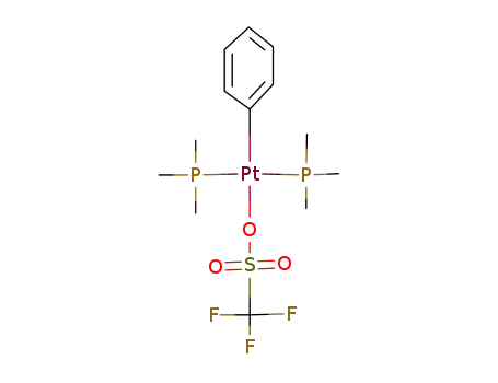 (trifluoromethanesulfonato)bis(trimethylphosphine)(phenyl)platinum(II)