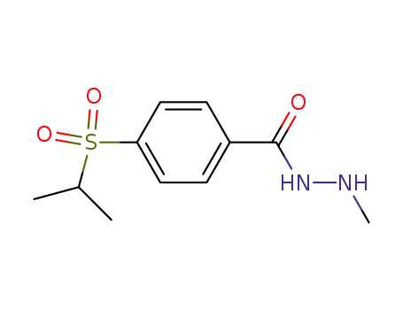 Molecular Structure of 20884-84-8 (p-(Isopropylsulfonyl)-N'-methylbenzhydrazide)