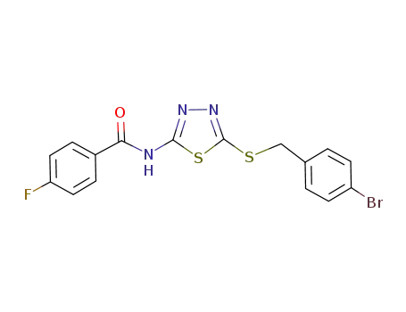 C<sub>16</sub>H<sub>11</sub>BrFN<sub>3</sub>OS<sub>2</sub>