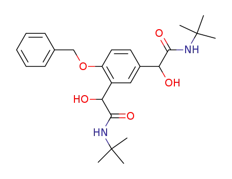 2-[2-Benzyloxy-5-(tert-butylcarbamoyl-hydroxy-methyl)-phenyl]-N-tert-butyl-2-hydroxy-acetamide