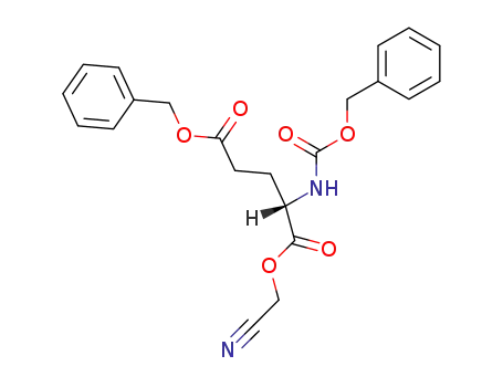L-N-Carbobenzoxy-glutaminsaeure-α-cyanmethylester-γ-benzylester