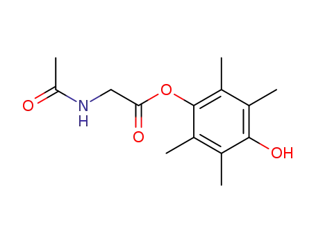 O-<N-Acetyl-glycyl>-tetramethylhydrochinon