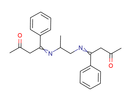 4-[1-[(3-oxo-1-phenyl-butylidene)amino]propan-2-ylimino]-4-phenyl-butan-2-one cas  5451-06-9
