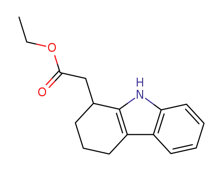 (1,2,3,4-tetrahydro-carbazol-1-yl)-acetic acid ethyl ester