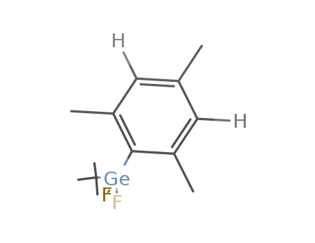 Molecular Structure of 126529-79-1 (Germane, (1,1-dimethylethyl)difluoro(2,4,6-trimethylphenyl)-)