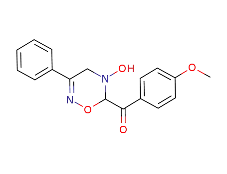 5-hydroxy-6-(4-methoxybenzoyl)-3-phenyl-5,6-dihydro-4H-1,2,5-oxadiazine