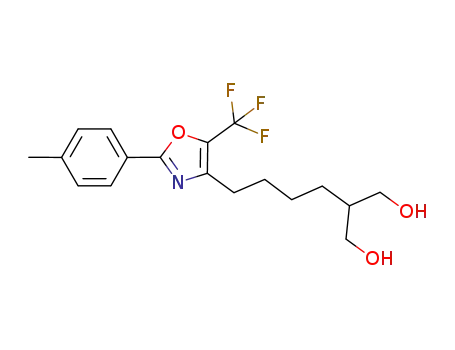 2-(hydroxymethyl)-6-[2-(4-methylphenyl)-5-(trifluoromethyl)oxazol-4-yl]-1-hexanol