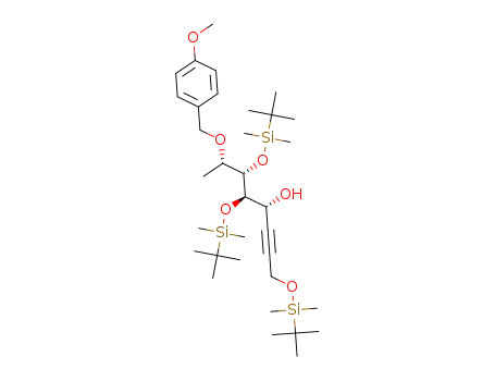 (5S,6R,7R)-6-[(tert-butyldimethylsilyl)oxy]-5-{(S)-1-[(4-methoxybenzyl)oxy]ethyl}-2,2,3,3,12,12,13,13-octamethyl-4,11-dioxa-3,12-disilatetradec-8-yn-7-ol