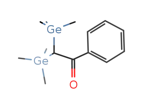 Molecular Structure of 38860-13-8 (Ethanone, 1-phenyl-2,2-bis(trimethylgermyl)-)