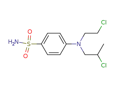 N(sup 4)-(2-Chloroethyl)-N(sup 4)-(2-chloropropyl)sulfanilamide