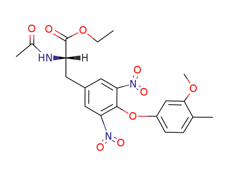 N-Acetyl-3,5-dinitro-L-tyrosinaethylester-4'-methyl-3'-methoxyphenylaether