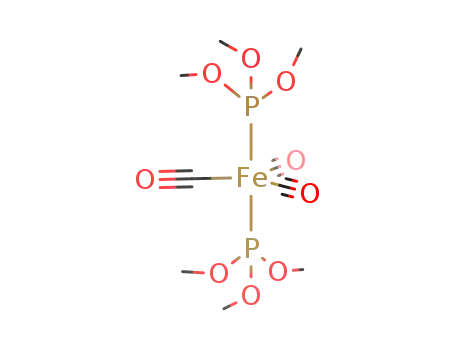 Molecular Structure of 14949-85-0 (Iron,tricarbonylbis(trimethyl phosphite-P)- (9CI))