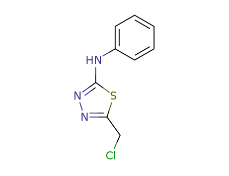 5-(chloromethyl)-N-phenyl-1,3,4-thiadiazol-2-amine