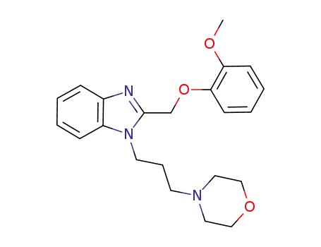 2-(2-methoxy-phenoxymethyl)-1-(3-morpholin-4-yl-propyl)-1H-benzimidazole