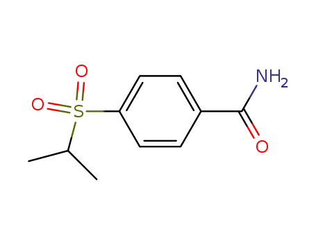 Molecular Structure of 20884-66-6 (p-(Isopropylsulfonyl)benzamide)