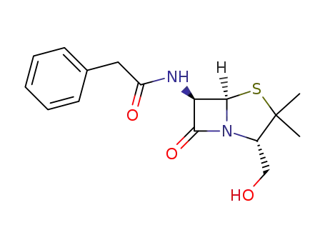 <i>N</i>-((5<i>R</i>)-2<i>c</i>-hydroxymethyl-3,3-dimethyl-7-oxo-(5<i>r</i><i>H</i>)-4-thia-1-aza-bicyclo[3.2.0]hept-6<i>t</i>-yl)-2-phenyl-acetamide
