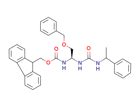 Carbamic acid,
[(1S)-1-[[[(1-phenylethyl)amino]carbonyl]amino]-2-(phenylmethoxy)ethyl]-
, 9H-fluoren-9-ylmethyl ester