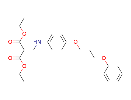 Propanedioic acid,2-[[[4-(3-phenoxypropoxy)phenyl]amino]methylene]-, 1,3-diethyl ester cas  35957-48-3