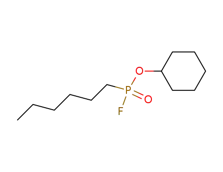 Phosphonofluoridic acid, hexyl-, cyclohexyl ester