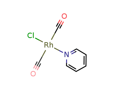 Molecular Structure of 14024-06-7 (Rhodium, dicarbonylchloro(pyridine)-)