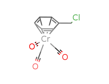 Molecular Structure of 12170-17-1 ((η6-benzyl chloride)tricarbonylchromium(0))