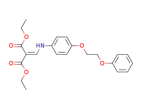 2-{[4-(2-Phenoxy-ethoxy)-phenylamino]-methylene}-malonic acid diethyl ester