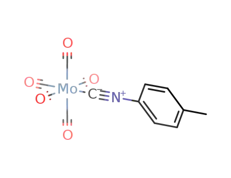 Molecular Structure of 75094-95-0 ([Mo(CO)5(CNC<sub>6</sub>H<sub>4</sub>CH<sub>3</sub>)])