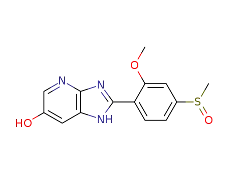 1H-Imidazo[4,5-b]pyridin-6-ol, 2-[2-methoxy-4-(methylsulfinyl)phenyl]-