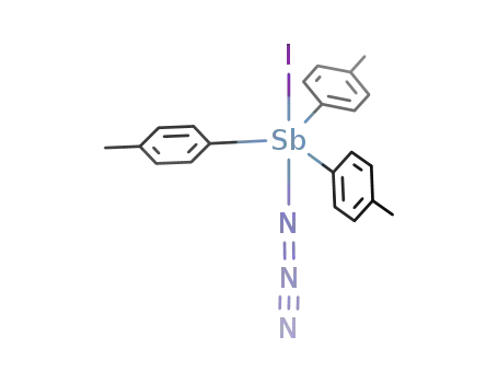tri-p-tolylantimony iodine azide